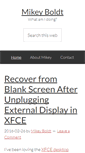 Mobile Screenshot of mikeyboldt.com